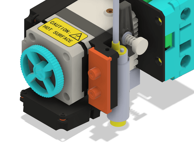 Extruder mount CAD design